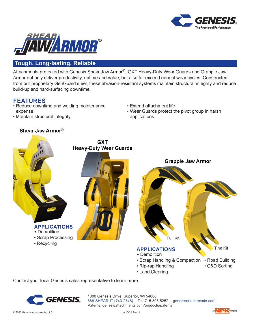 Jaw Armor Sell Sheet